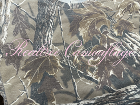 Unisex Realtree Camouflage Pink Vintage Script Faded Camo Shirt | Realtree Xtra Grey