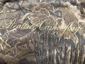 Unisex Realtree Camouflage Yellow Vintage Script Faded Camo Shirt | Realtree Xtra Grey