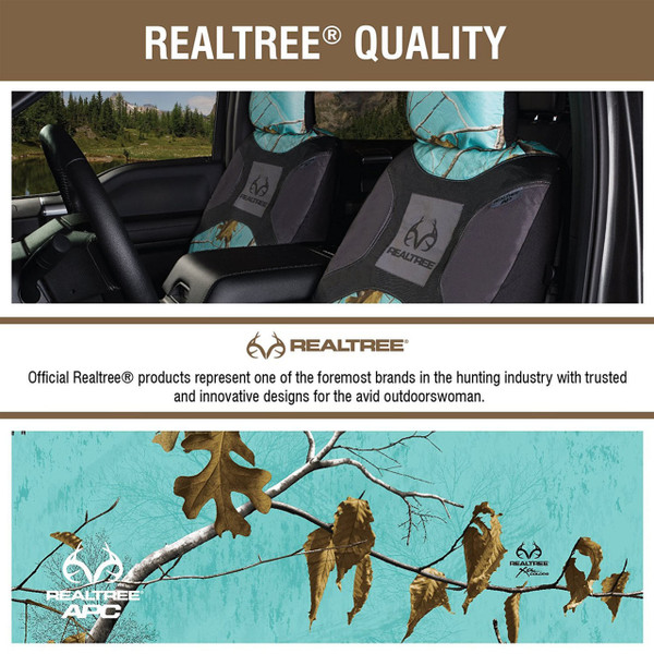 Realtree Mint Camo Switch Back Bench Seat Cover Color