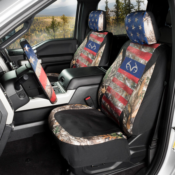 Realtree Edge/Americana Lowback Seat Cover Image