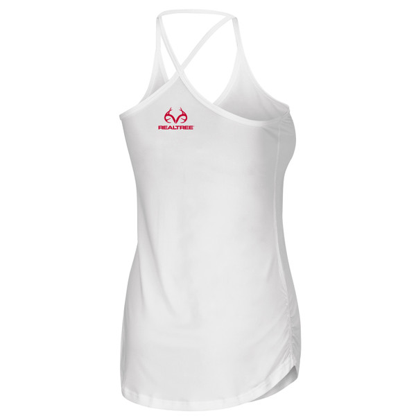 Women's Icetown White Tank - Back