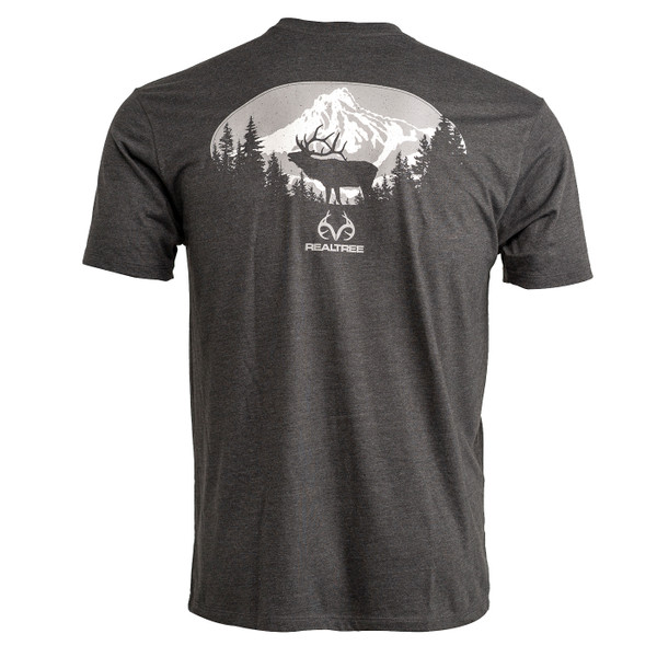 Realtree Pro Staff Short Sleeve Graphic Shirts - Black Back