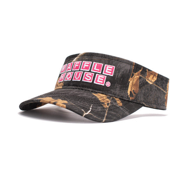 Waffle House Xtra Black Visor with Pink Logo