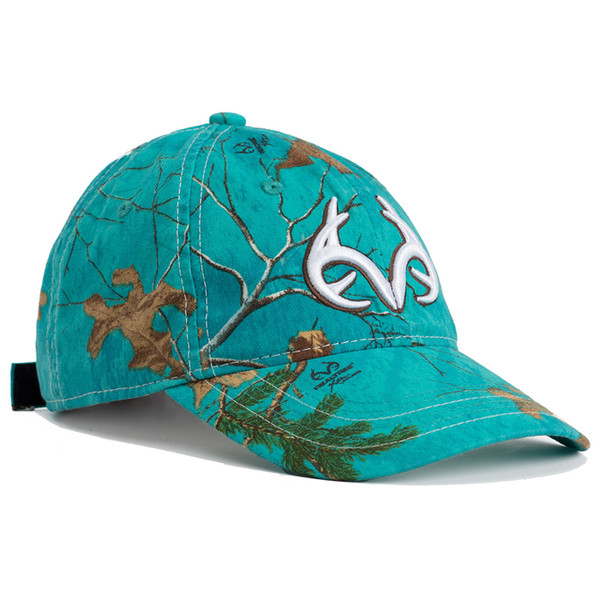 realtree antler hat black