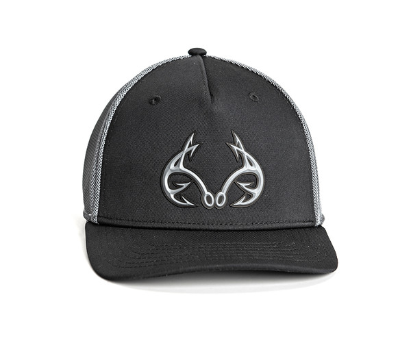 Realtree Fishing Blackout Performance Fitted Hat Front