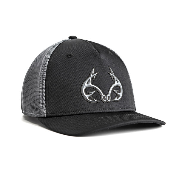 Realtree Fishing Blackout Performance Fitted Hat