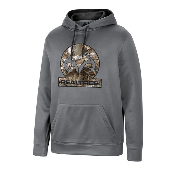 Men's Rio Pullover Fleece Hoodie in Gray