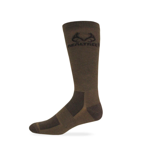 Realtree Outfitters Men's Ultra-Dri Boot Socks - brown