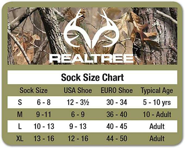 Realtree Boy's Merino Wool Blend Camo Mid Calf Socks Gift Box - 3 Pack Realtree Store