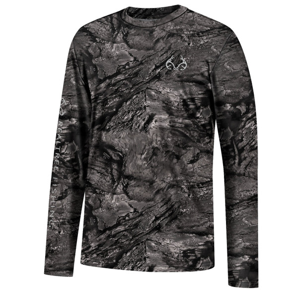 Realtree Men's Gulf Stream Performance Fishing Long Sleeve Shirt