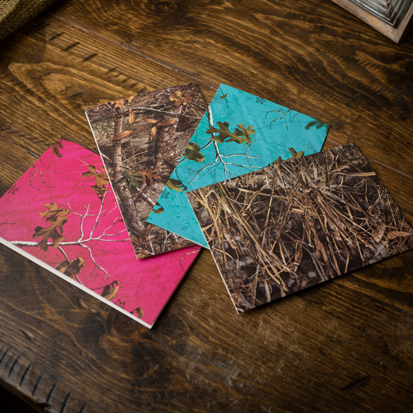 Realtree 20 pc All Occasion Blank Note Card Set - EDGE, Max-7, Xtra Pink and XtraTeal