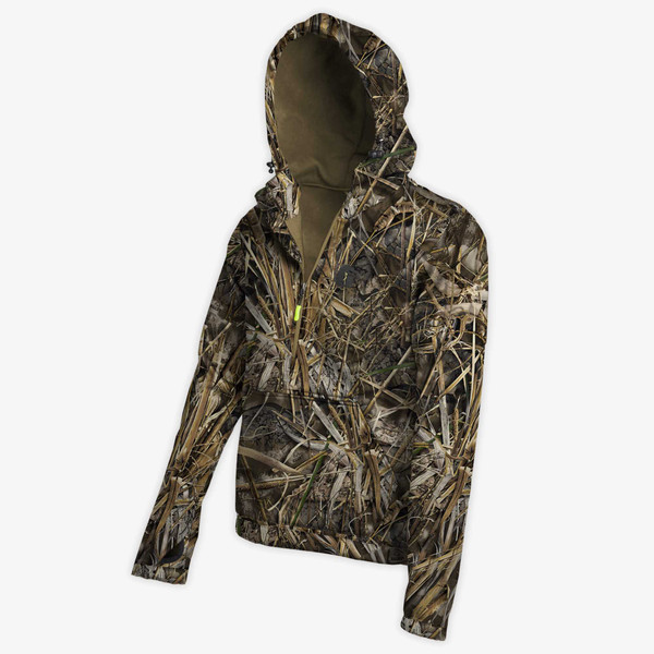 Gator Waders - Catahoula 1/2 Zip Hoodie | Mens - Realtree MAX-7 Realtree Store