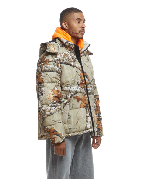 The Very Warm Hooded Puffer Desert Camo Unisex Realtree Jacket | EDGE Colors Realtree Store