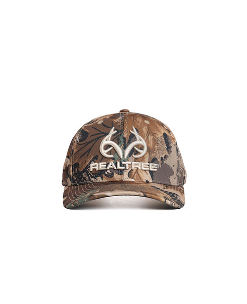 Raised embroidered Realtree® logo centered on the crown.