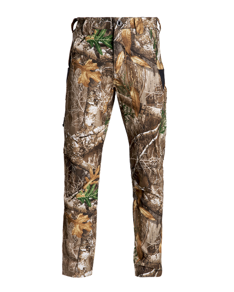 Front view of King’s Camo men’s XKG Ridge hunting pants in Realtree EDGE camo main.