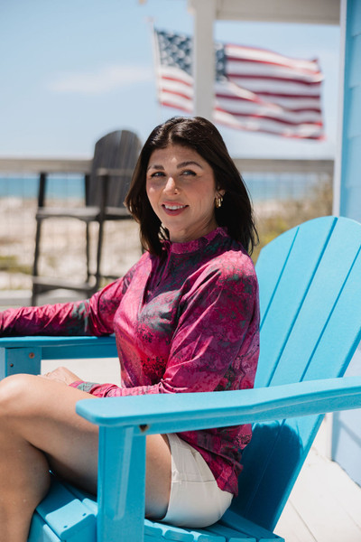 Women's Magenta Quarter Zip Jacket | Realtree XTREME Colors