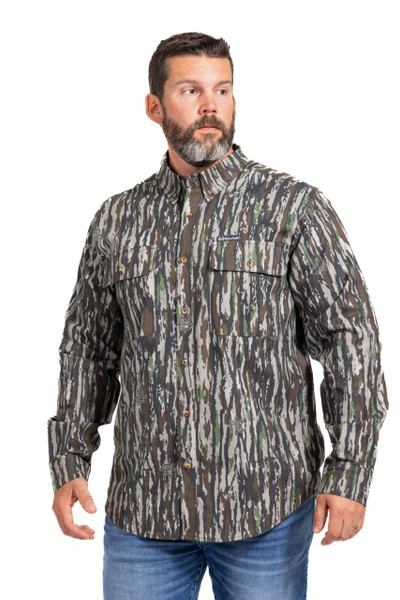 Realtree Button Down Long Sleeve Men's Camp Shirt | Original