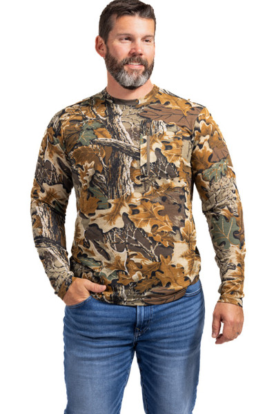 Realtree Bamboo Long Sleeve Men's Crew Neck Shirt | Advantage Classic