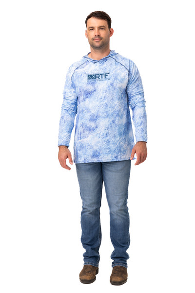 Realtree Fishing Men's Hooded Shirt | Mako, Size: Medium