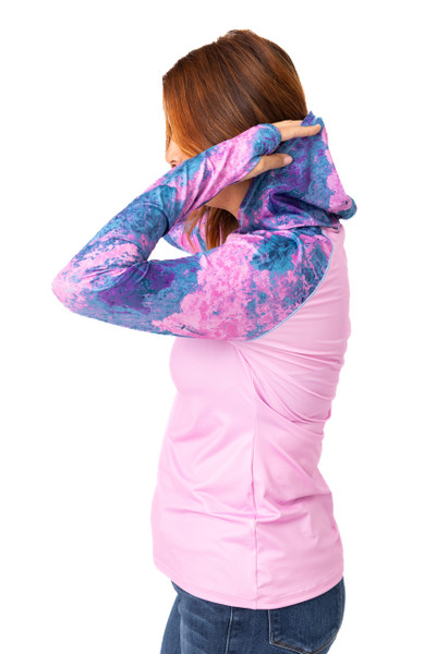 Fishing Pink Hooded Shirt | Xtreme for Women's, Size XS from Realtree