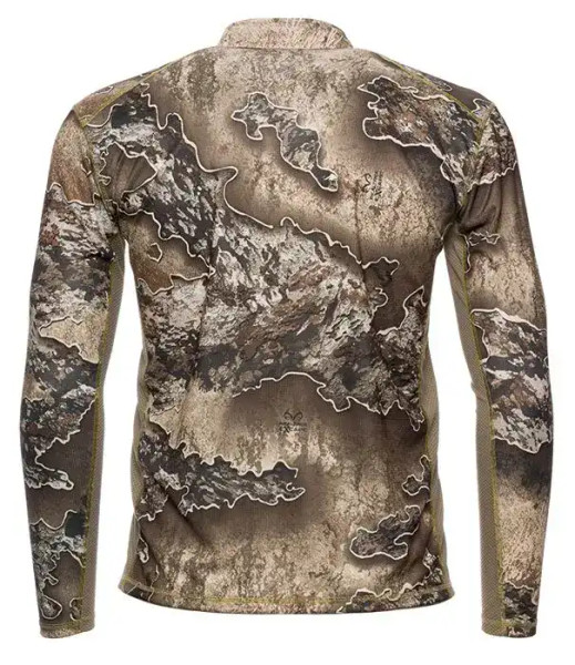 1055819 Blocker Outdoors Angatec 1/4 Zip Performance Men's Realtree Shirt EXCAPE