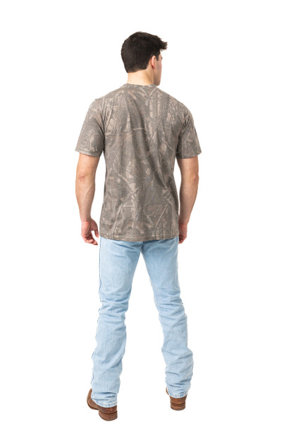 Realtree Tri Blend Short Sleeve Men's Crew Neck Shirt | Hardwoods