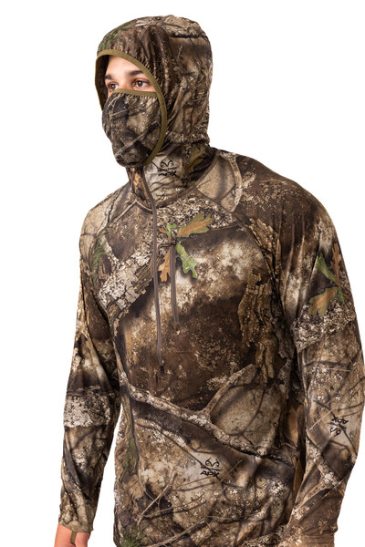 Men's Turkey Poly Hooded Hunting Pullover | Realtree APX
