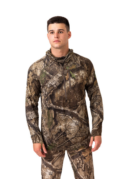 Men's Turkey Poly Hooded Hunting Pullover | Realtree APX