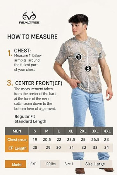 Men's Tri Blend Short Sleeve Crew Neck Camo Shirt | Realtree Wetlands