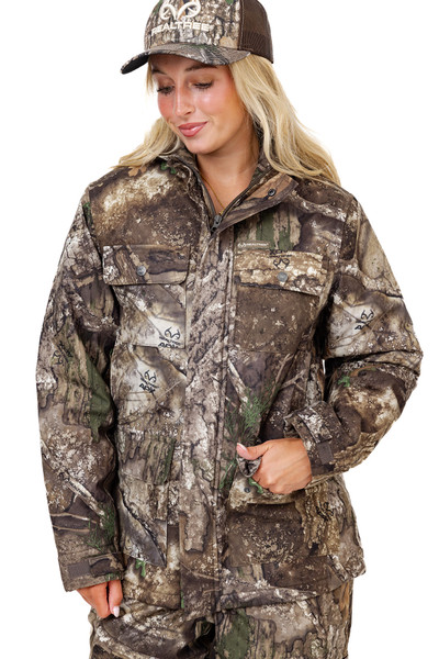 ぱちこ☆X-girl 3WAY MOUNTAIN PARKA CAMO fnnxnal Big Girls Camo Jacket 10T Dark Gray - 100% Polyester
