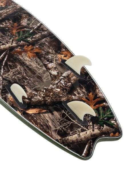 Catch Surf Odysea Skipper - Thruster Camo Surfboard | Realtree EDGE