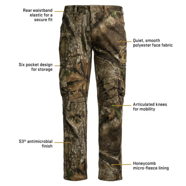 Blocker Outdoors Men's Silentec Hunting Pants | Realtree Camo