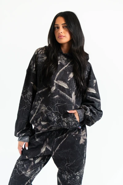 Recusa Unisex Black Camo Hoodie | Realtree EDGE Colors