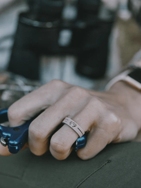 QALO Women's Arrowhead Silicone Ring with Realtree Camo