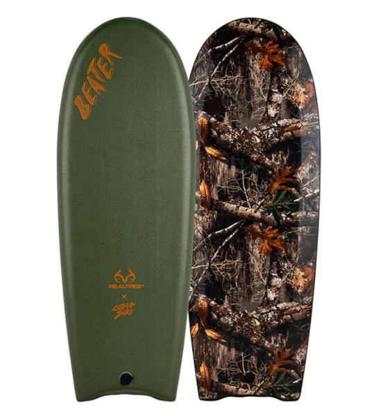 Catch Surf Beater Original 54 - Finless Camo Surfboard Realtree EDGE green main
