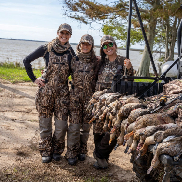 DSG Outerwear Finley Waterfowl Hunting Bib in Realtree MAX-7