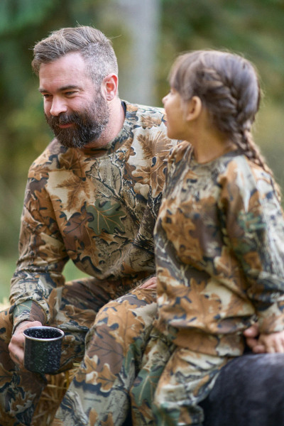 Little Bipsy Adult Camo Crewneck in Realtree Advantage Classic main