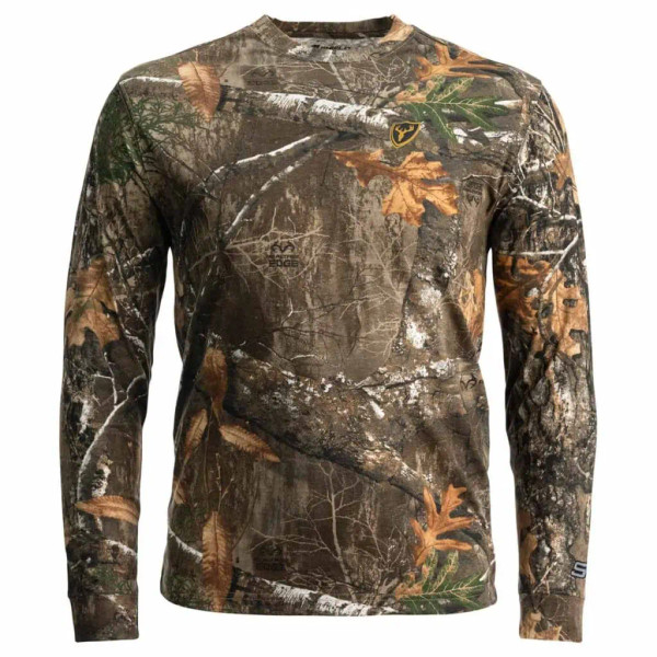 Blocker Outdoors Fused Cotton Long Sleeve Men's Realtree Shirt 