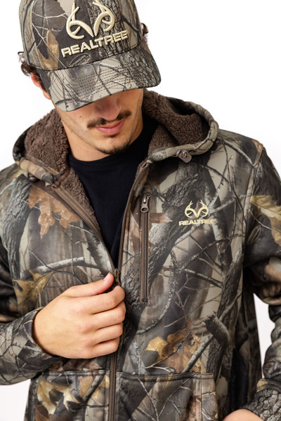 Men's High Pile Camo Jacket | Realtree Hardwoods