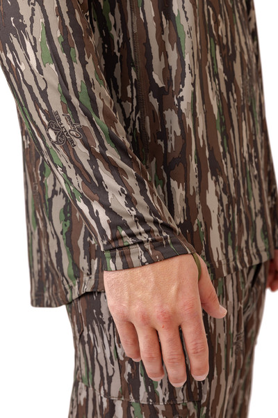 Men's Turkey Poly Hooded Hunting Pullover in Realtree Original 