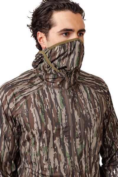 Men's Turkey Poly Hooded Hunting Pullover in Realtree Original 