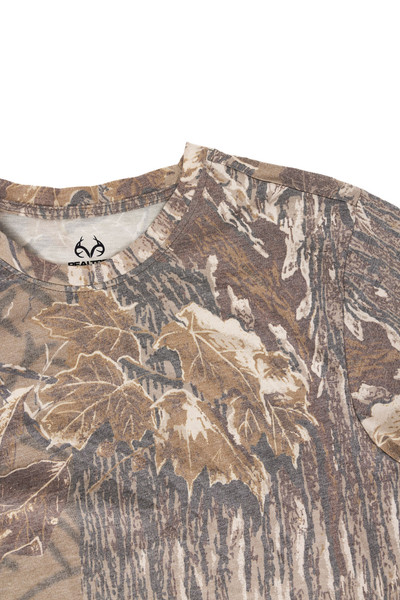Men's Tri Blend Short Sleeve Crew Neck Camo Shirt in Realtree Xtra Grey 