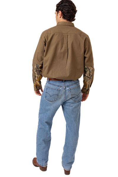 Men's Icon Button Down Camo Shooting Shirt in Realtree Advantage Classic 