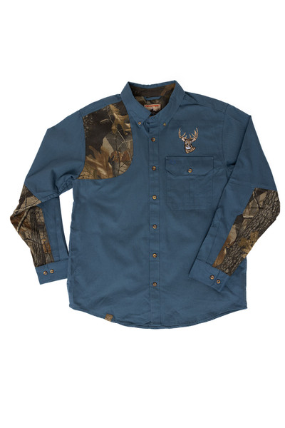 Men's Icon Button Down Camo Shooting Shirt in Realtree Hardwoods 