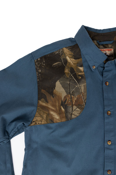 Men's Icon Button Down Camo Shooting Shirt in Realtree Hardwoods 
