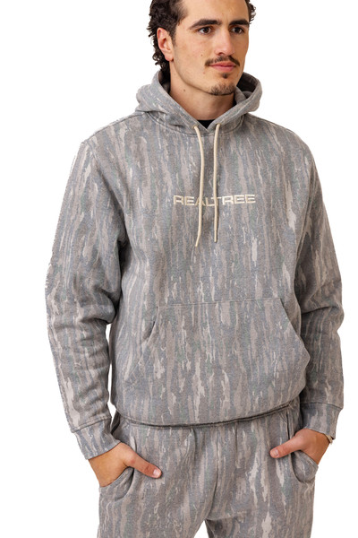 Men's Faded Camo Poly Cotton Hoodie in Realtree Original main