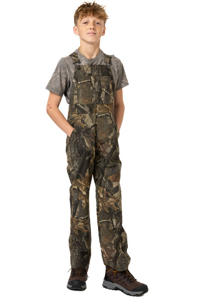 Youth Hunting Bib Overalls in Realtree Hardwoods main