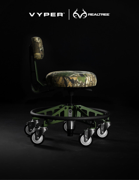 Vyper Industrial Steel Frame Camo Chair | Realtree APX