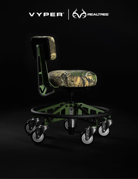 Rear-side angle showing backrest structure and reinforced steel bracket.