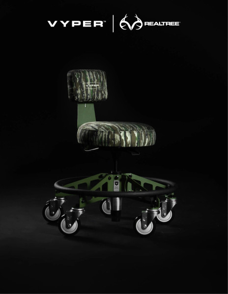 Vyper Industrial Steel Frame Camo Chair | Realtree Original